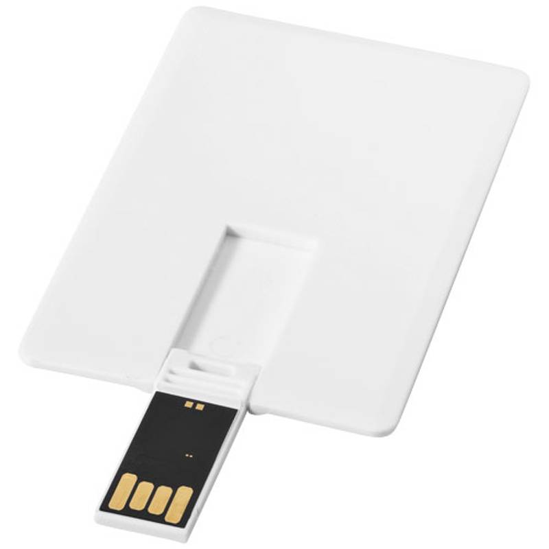 USB flash disk v tvare karty 2GB, biela